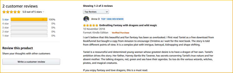 Screenshot_2019-08-11 Taniel A Corrangorachian Fantasy (The Taverner's Daughter Book 1) eBook Christine J Randall Amazon co[...]